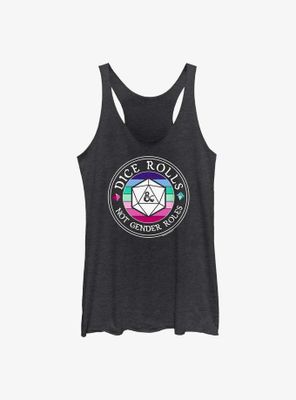 Dungeons And Dragons Dice Rolls Not Gender Roles Tank Top