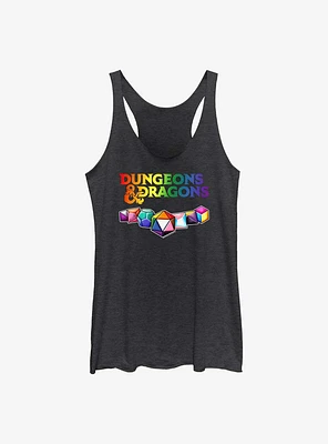 Dungeons And Dragons Pride Dice Tank Top
