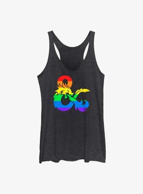 Dungeons And Dragons Pride Flag Logo Tank Top