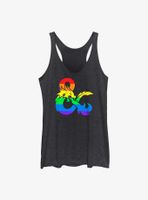 Dungeons And Dragons Pride Flag Logo Tank Top