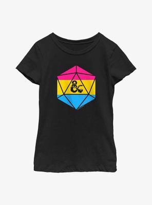 Dungeons And Dragons Pansexual D20 Youth T-Shirt