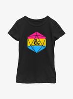 Dungeons And Dragons Pansexual D20 Youth T-Shirt