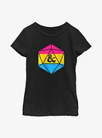 Dungeons And Dragons Pansexual D20 Youth T-Shirt