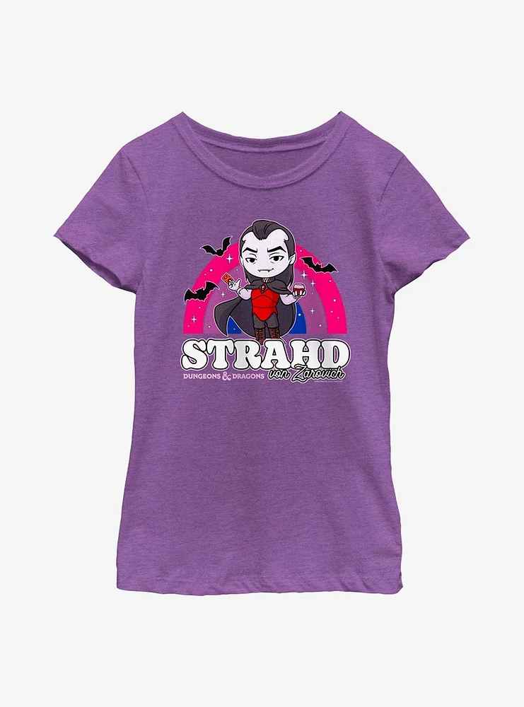 Dungeons And Dragons Bisexual Pride Strahd Chibi Youth T-Shirt