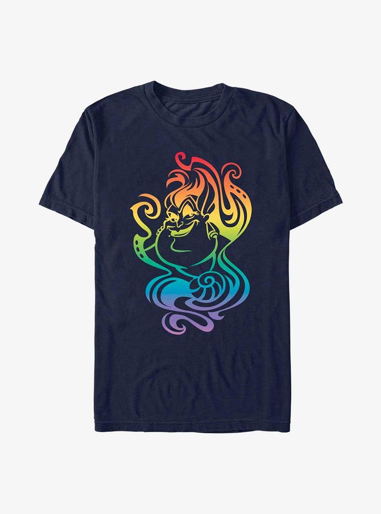 Disney The Little Mermaid Ursula Rainbow Badge T-Shirt