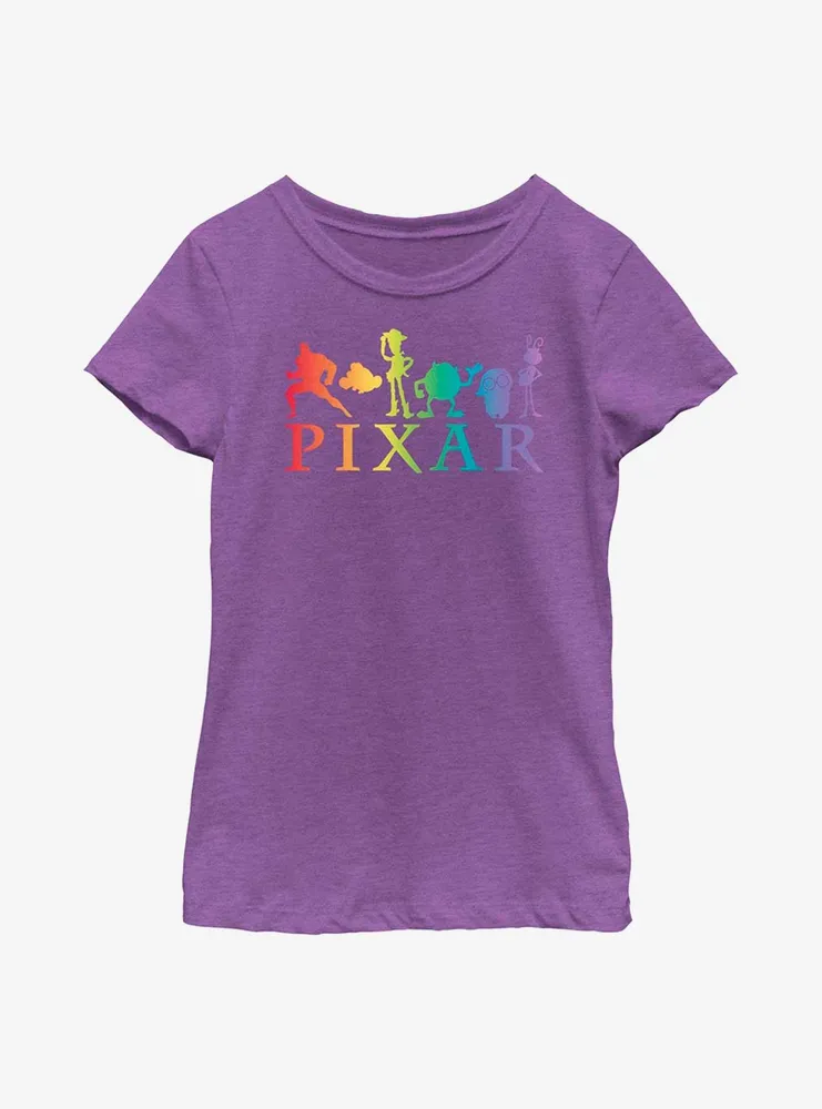 Pixar Rainbow Lineup Youth T-Shirt