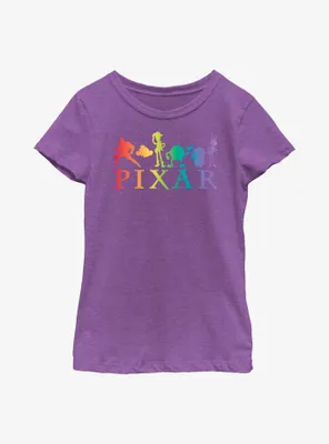 Pixar Rainbow Lineup Youth T-Shirt