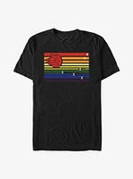 Star Wars Rainbow Millenium Falcon Chase T-Shirt