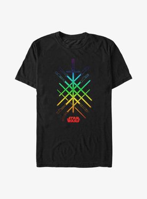 Star Wars Rainbow Lightsabers T-Shirt