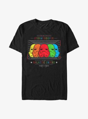 Star Wars Galactic Empire Rainbow Stormtrooper T-Shirt
