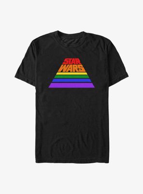 Star Wars Rainbow Intro Logo T-Shirt