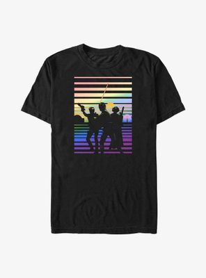 Star Wars Sunset Silhouette T-Shirt