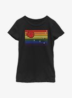 Star Wars Rainbow Millenium Falcon Chase Youth T-Shirt