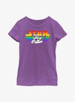 Star Wars Logo And Stormtroopers Youth T-Shirt