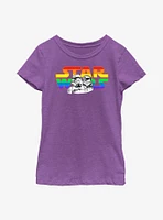 Star Wars Logo And Stormtroopers Youth T-Shirt