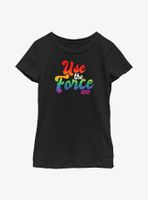 Star Wars Use The Force Rainbow Youth T-Shirt