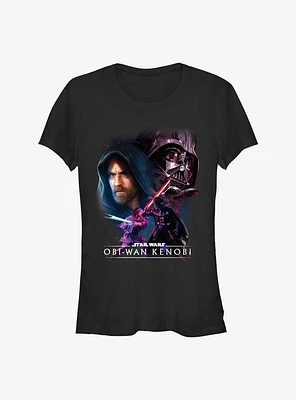 Star Wars Obi-Wan Kenobi Galaxy Face-Off Girls T-Shirt