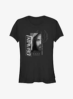 Star Wars Obi-Wan Kenobi Jedi Knight Portrait Girls T-Shirt