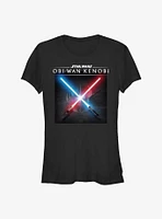 Star Wars Obi-Wan Kenobi Lightsaber Clash Girls T-Shirt