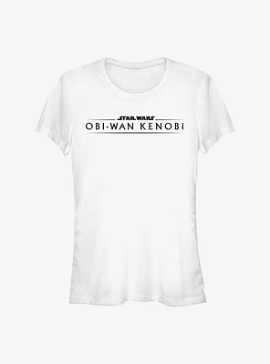 Star Wars Obi-Wan Kenobi Logo Girls T-Shirt