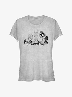 Star Wars Obi-Wan Kenobi Obi Clash Girls T-Shirt