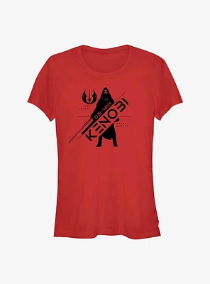 Star Wars Obi-Wan Kenobi Silhouette Girls T-Shirt