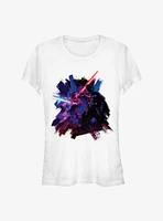 Star Wars Obi-Wan Kenobi Painted Duel Girls T-Shirt