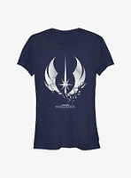 Star Wars Obi-Wan Kenobi Shattered Jedi Logo Girls T-Shirt