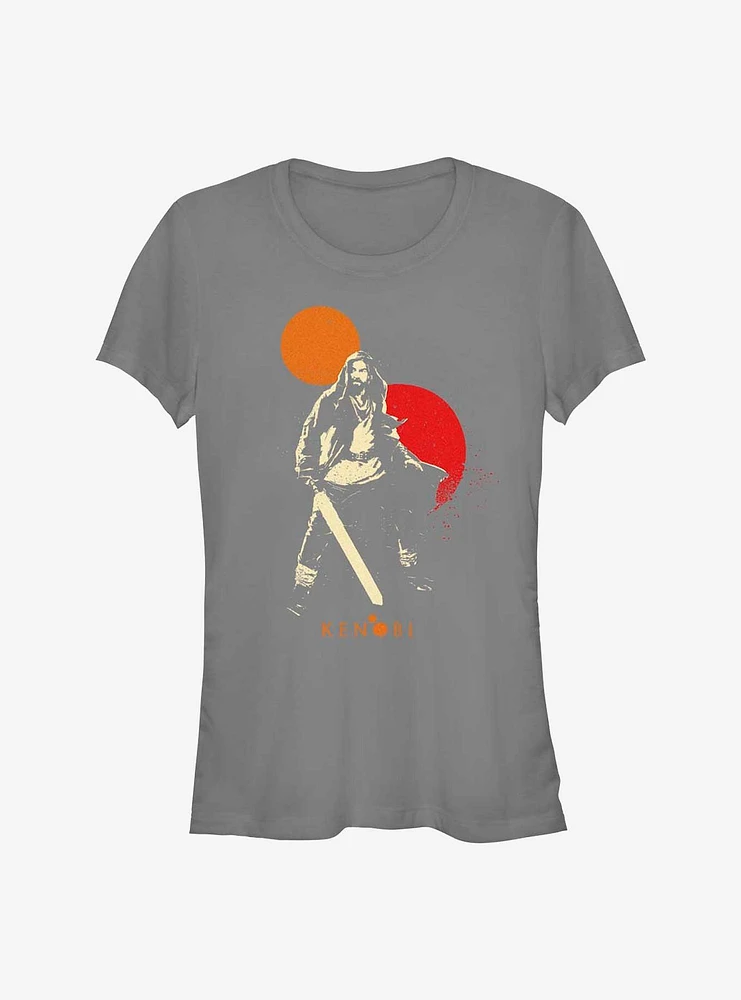 Star Wars Obi-Wan Kenobi Two Suns Hero Girls T-Shirt