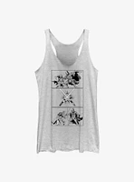 Star Wars Obi-Wan Kenobi Battle Sequence Girls Tank Top