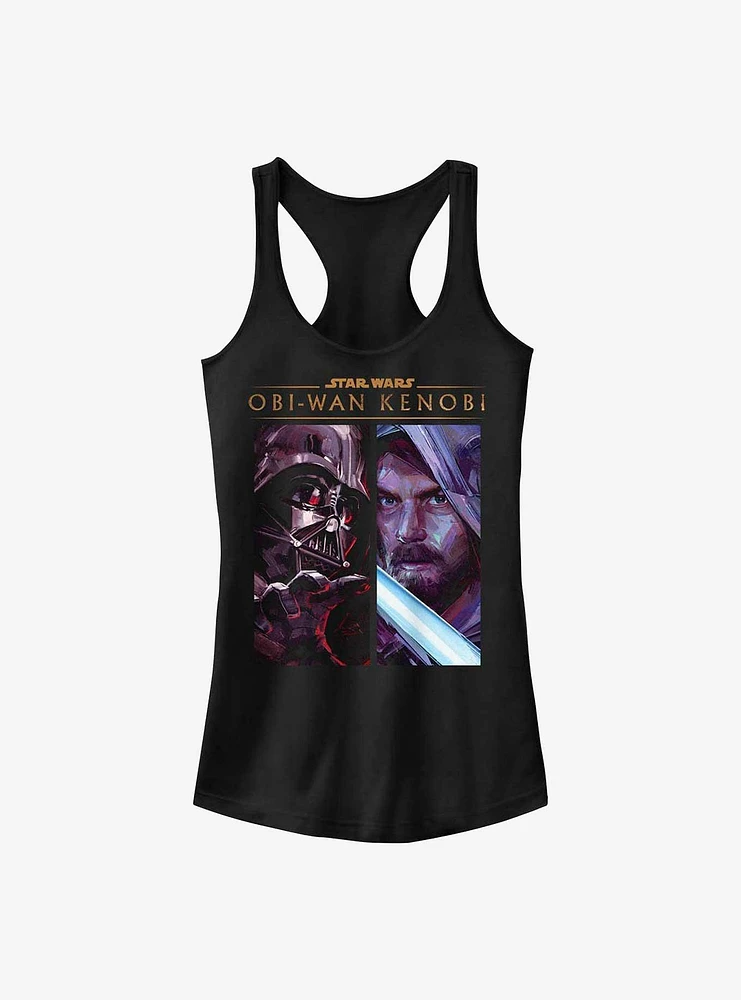 Star Wars Obi-Wan Kenobi Clash Of Strength Girls Tank Top