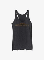 Star Wars Obi-Wan Kenobi Gold Logo Girls Tank Top