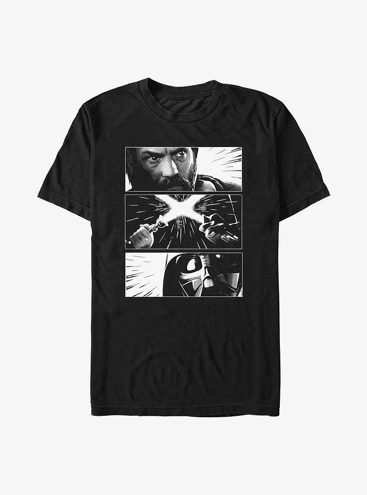 Star Wars Obi-Wan Kenobi Face-Off Sequence T-Shirt