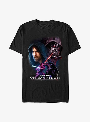 Star Wars Obi-Wan Kenobi Galaxy Face-Off T-Shirt