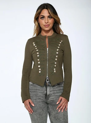 Olive Green Military Jacket