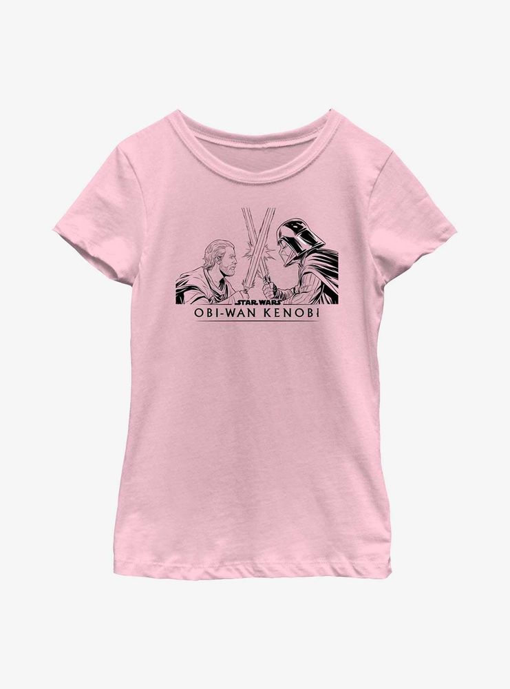 Star Wars Obi-Wan Kenobi Obi Clash Youth Girls T-Shirt