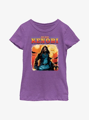Star Wars Obi-Wan Kenobi Western Youth Girls T-Shirt