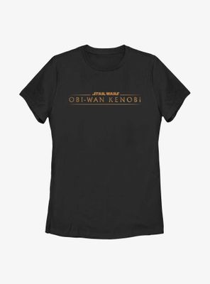 Star Wars Obi-Wan Kenobi Gold Logo Womens T-Shirt