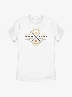 Star Wars Obi-Wan Kenobi Light Saber Crest Womens T-Shirt