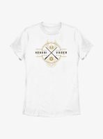 Star Wars Obi-Wan Kenobi Light Saber Crest Womens T-Shirt