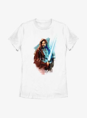 Star Wars Obi-Wan Kenobi Paint Womens T-Shirt