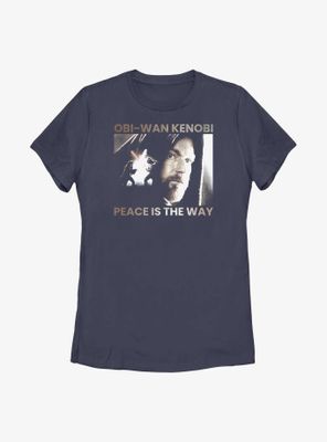 Star Wars Obi-Wan Kenobi Peace is the Way Womens T-Shirt