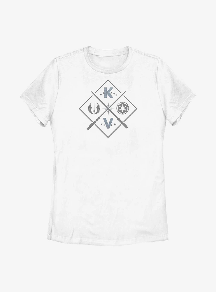 Star Wars Obi-Wan Kenobi Resistance Empire Crest Womens T-Shirt