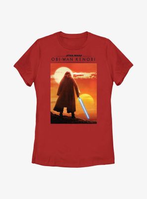 Star Wars Obi-Wan Kenobi Two Suns Womens T-Shirt