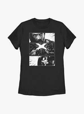 Star Wars Obi-Wan Kenobi Vader Panels Womens T-Shirt