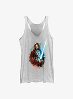 Star Wars Obi-Wan Kenobi Paint Womens Tank Top