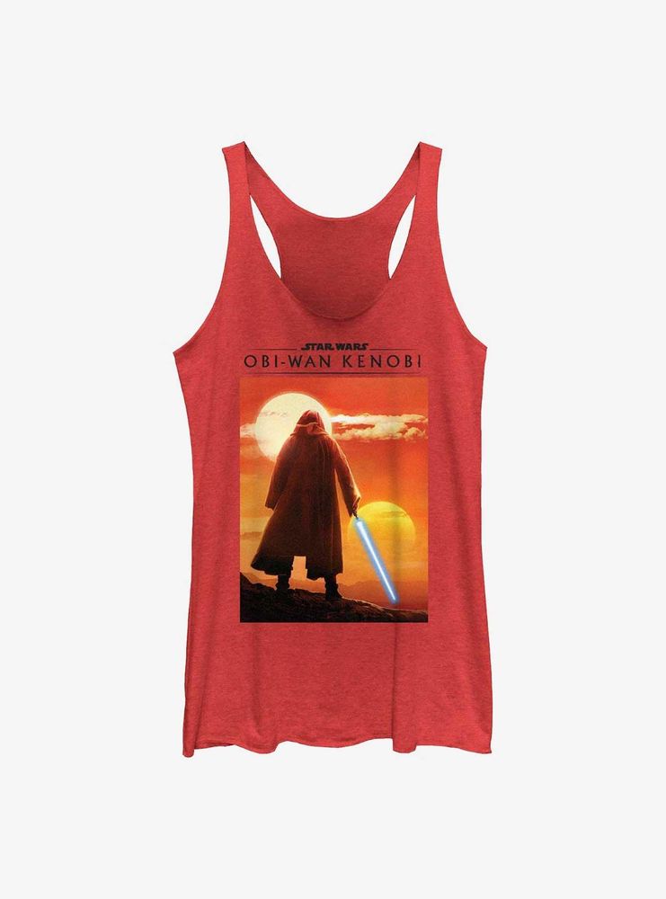 Star Wars Obi-Wan Kenobi Two Suns Womens Tank Top