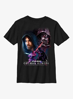 Star Wars Obi-Wan Kenobi Big Face Off Youth T-Shirt