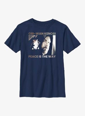 Star Wars Obi-Wan Kenobi Peace is the Way Youth T-Shirt