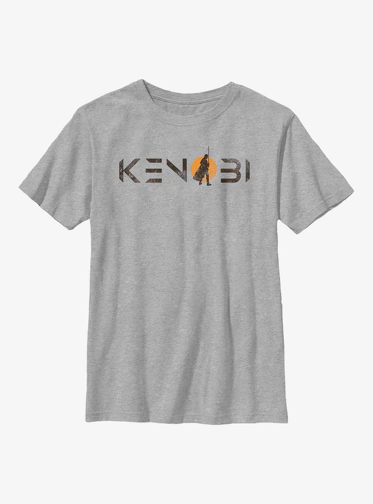 Star Wars Obi-Wan Kenobi Single Sun Logo Youth T-Shirt